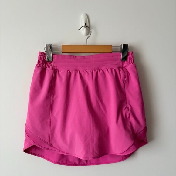 Lululemon Hotty Hot High Rise Sonic Pink Skirt Skort Size 6 - Picture 3 of 6